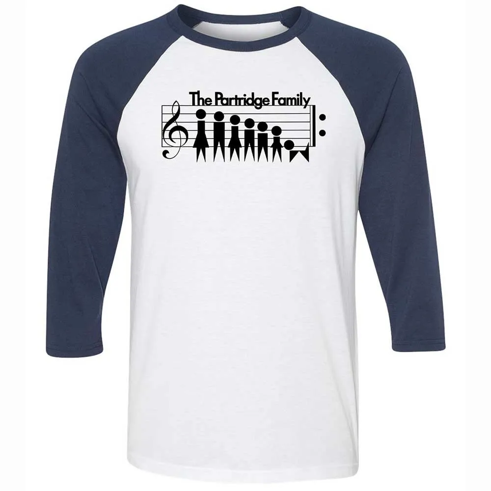 Unisex 3/4 Baseball Tee - CFW8XB2C - White/Navy - 8