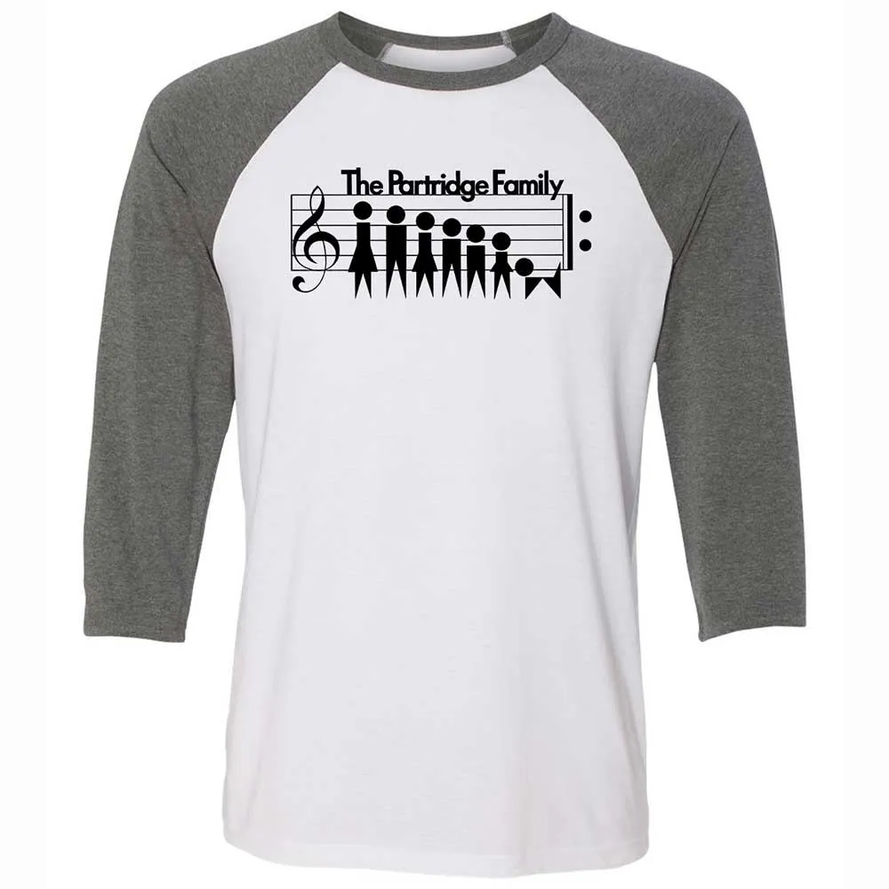 Unisex 3/4 Baseball Tee - CFW8XB2C - White/Deep Heather - 11