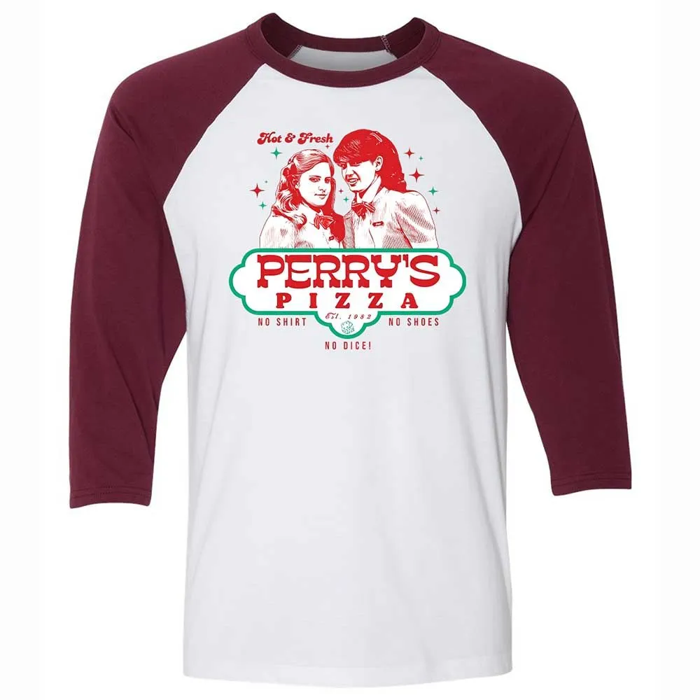 Unisex 3/4 Baseball Tee - 3JKUFFCY - White/Maroon - 7