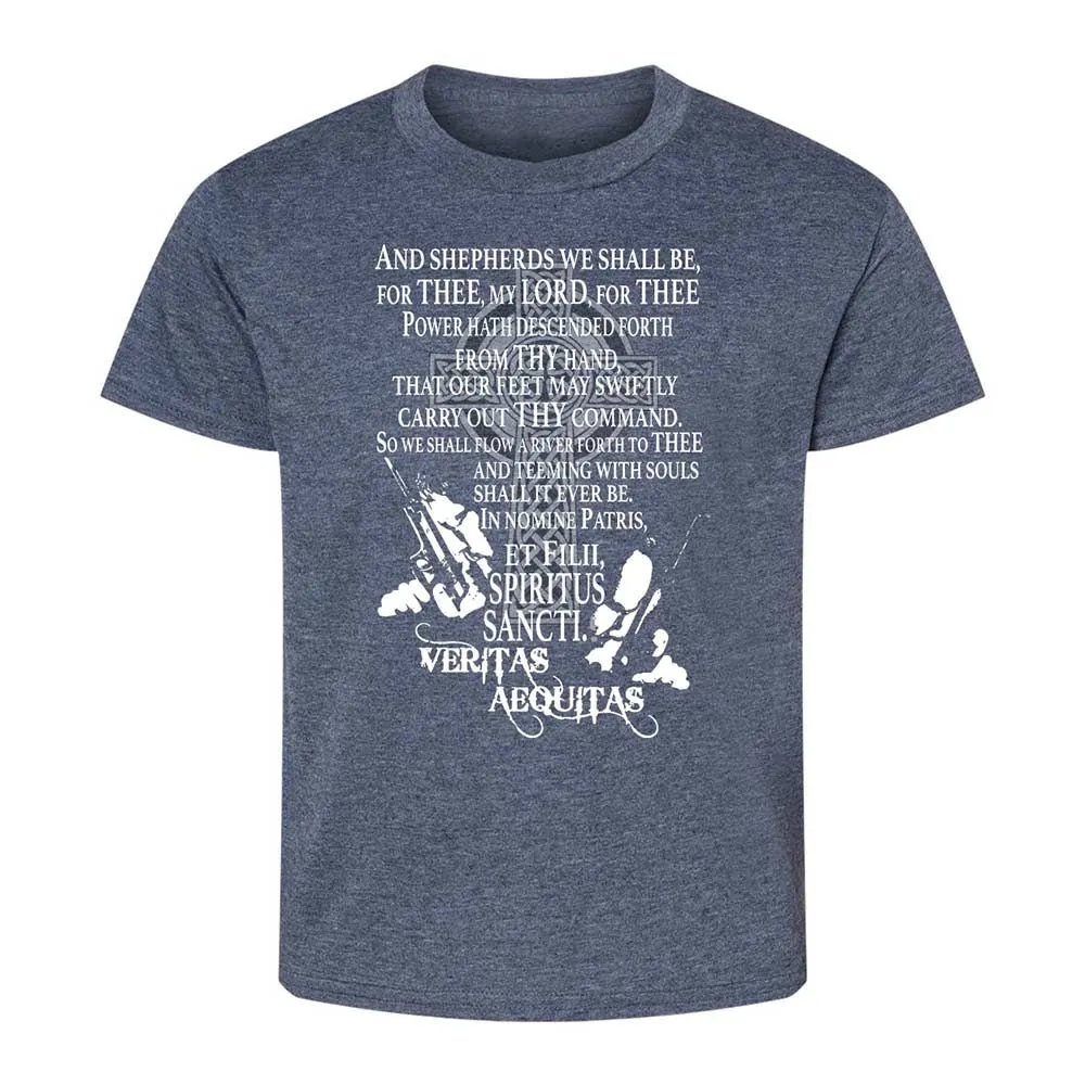 Kids T-Shirt - 8P1GY74K - Heather Navy - 9