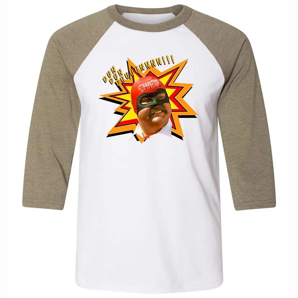 Unisex 3/4 Baseball Tee - ZL8F46ZD - White/Heather Olive - 4