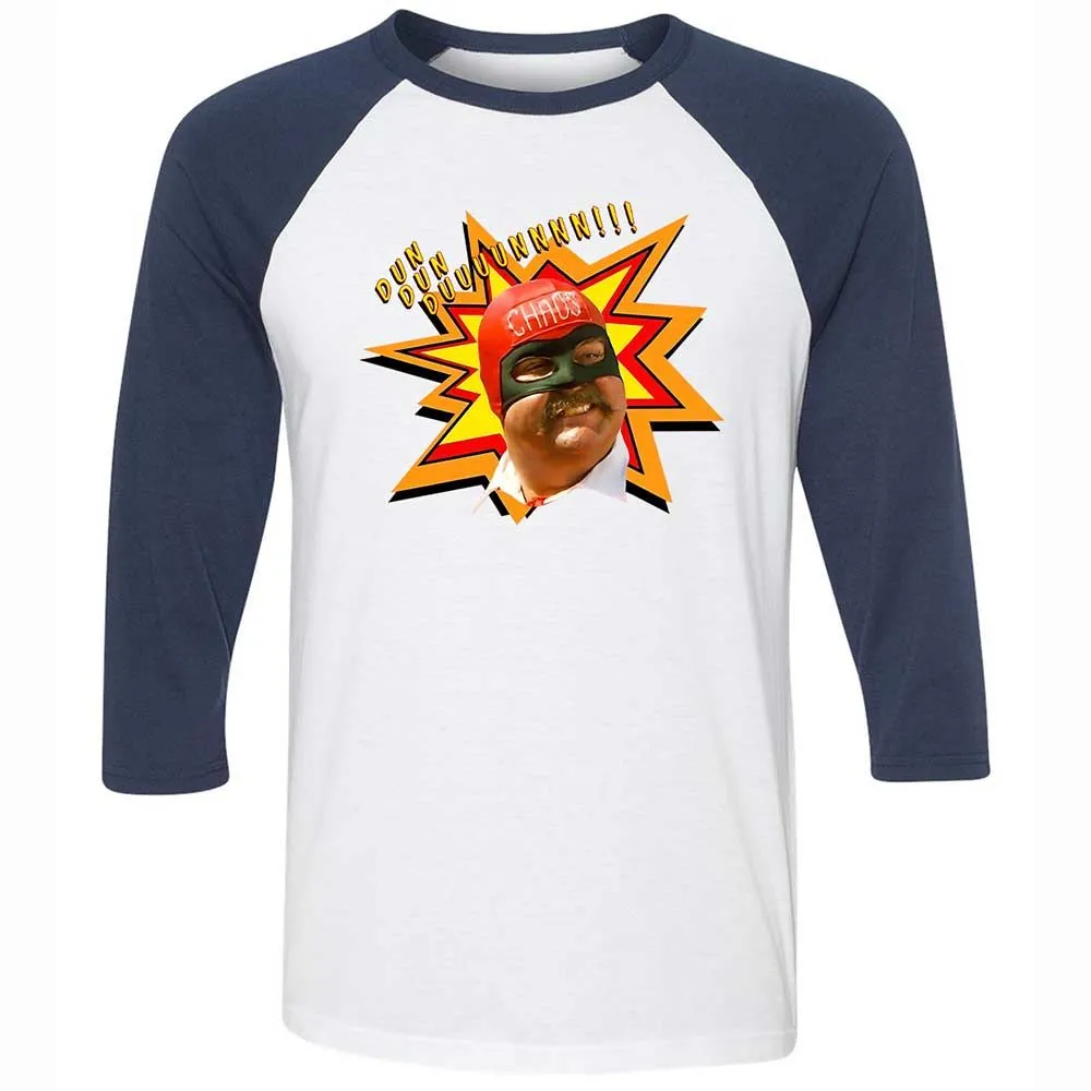 Unisex 3/4 Baseball Tee - ZL8F46ZD - White/Navy - 8