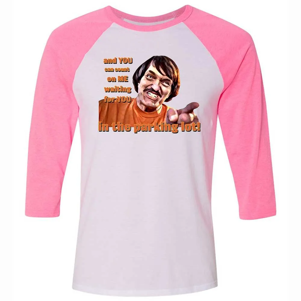 Unisex 3/4 Baseball Tee - FMMH6J4E - White/Neon Pink - 12