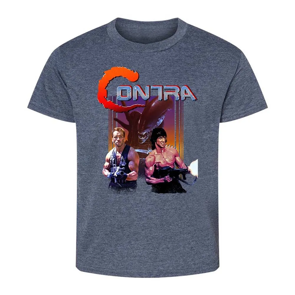 Kids T-Shirt - DZQV47D1 - Heather Navy - 9