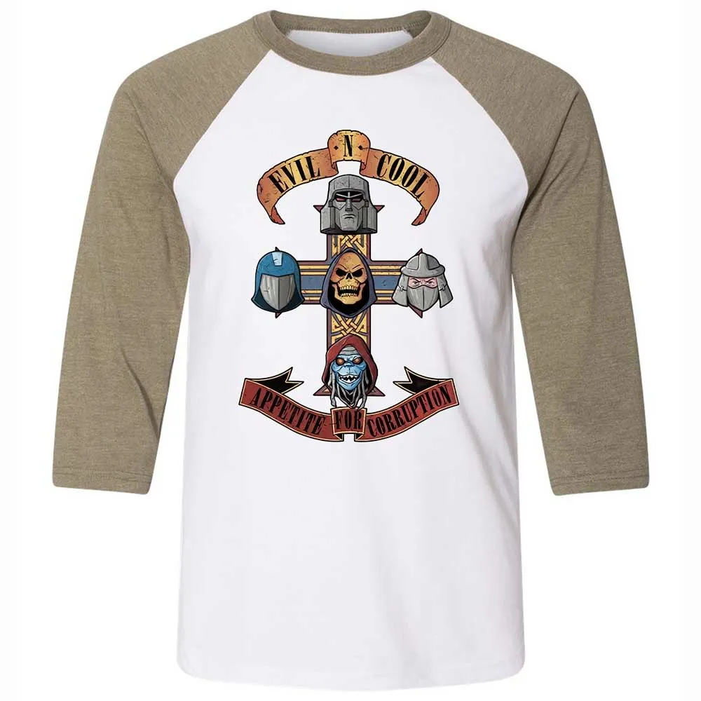 Unisex 3/4 Baseball Tee - VCH6NQSA - White/Heather Olive - 4