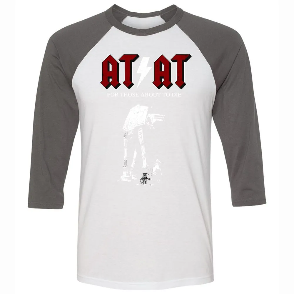 Unisex 3/4 Baseball Tee - 6UGWKATD - White/Asphalt - 2