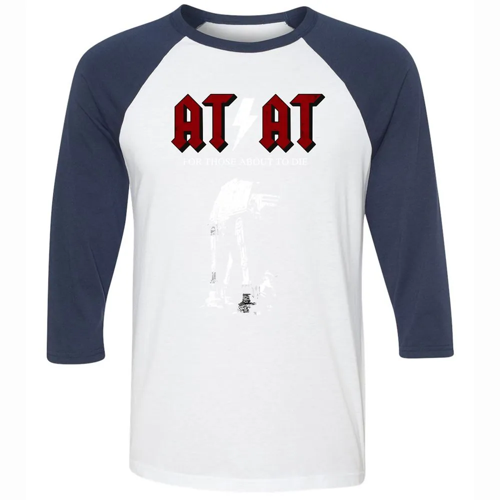 Unisex 3/4 Baseball Tee - 6UGWKATD - White/Navy - 8
