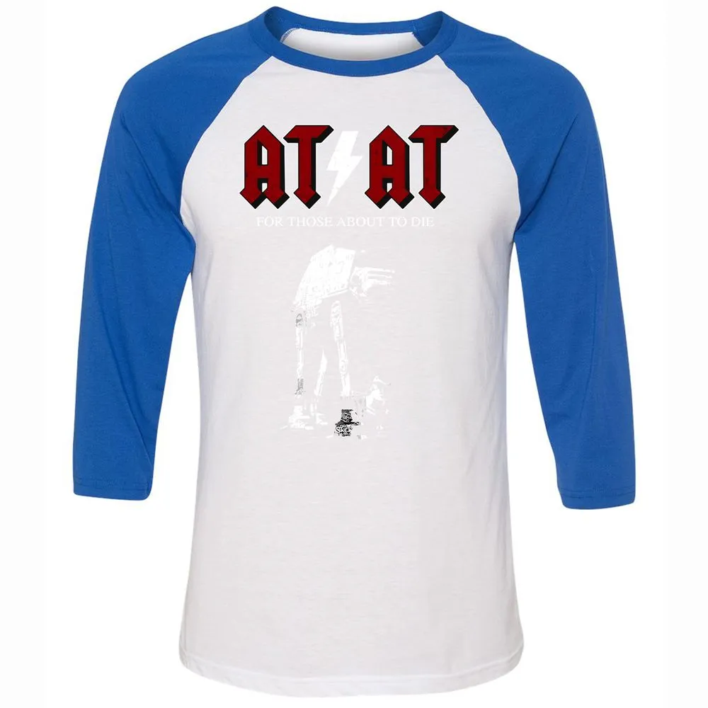 Unisex 3/4 Baseball Tee - 6UGWKATD - White/True Royal - 10