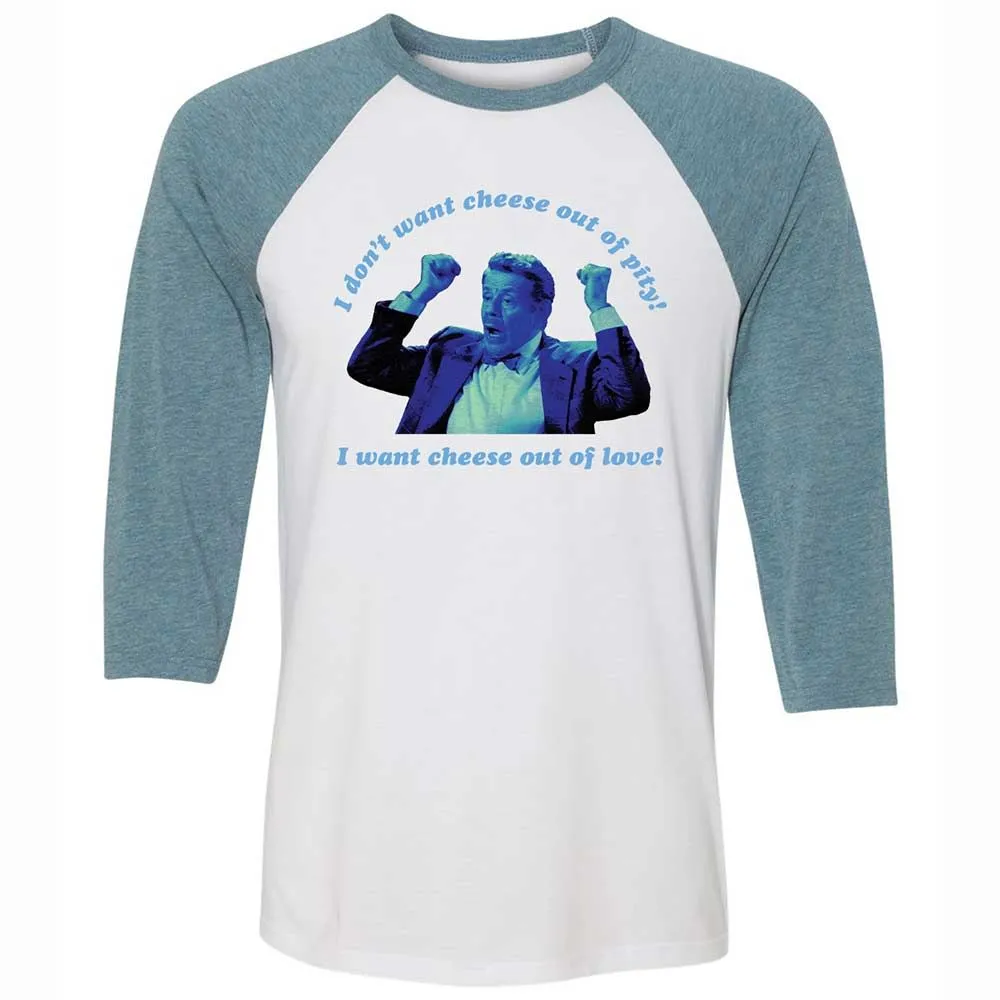 Unisex 3/4 Baseball Tee - 21VDRHFP - White/Denim - 3