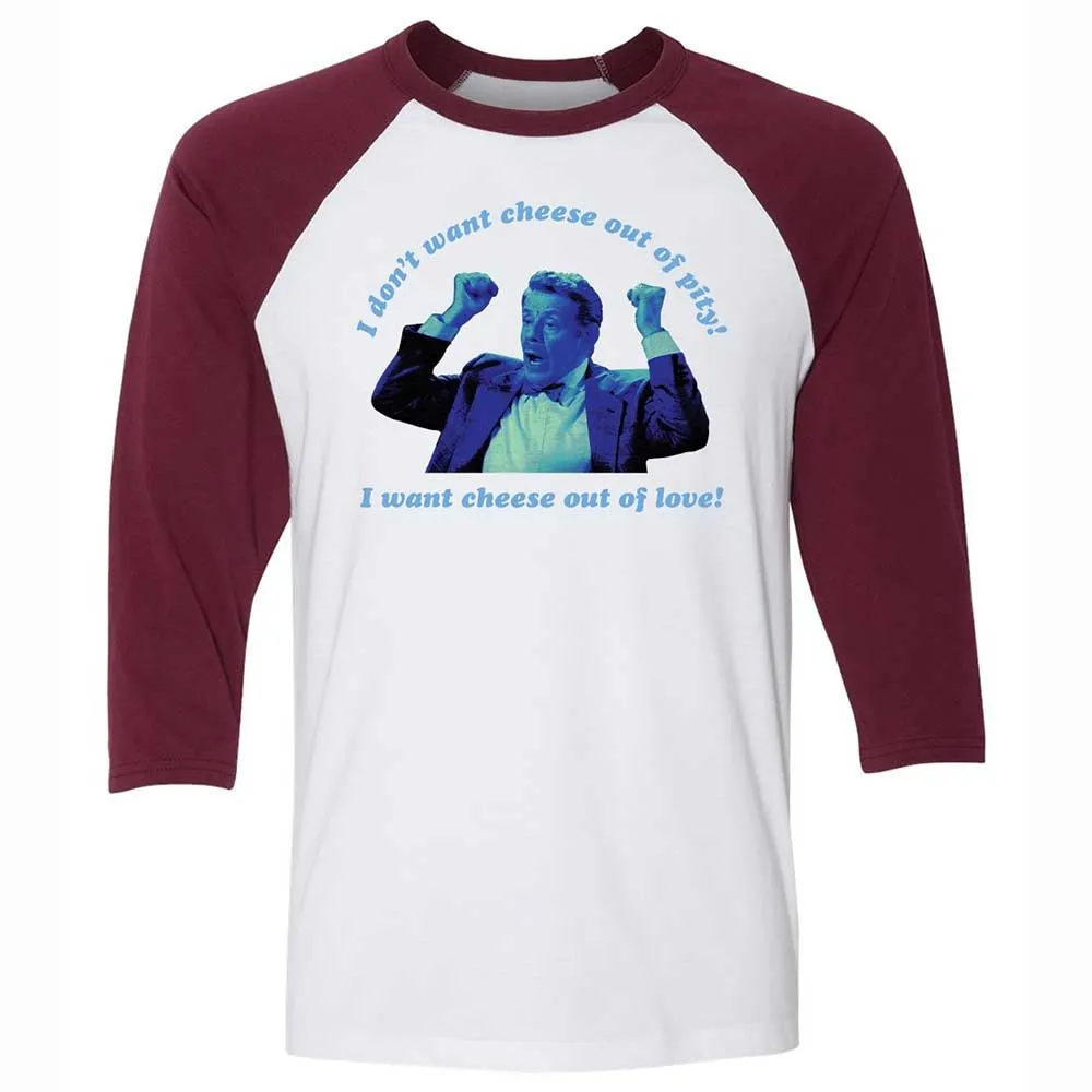 Unisex 3/4 Baseball Tee - 21VDRHFP - White/Maroon - 7