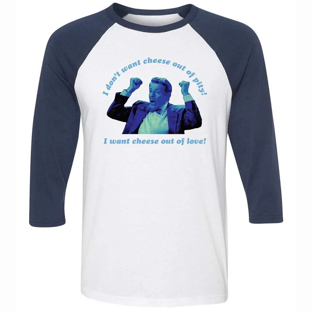 Unisex 3/4 Baseball Tee - 21VDRHFP - White/Navy - 8
