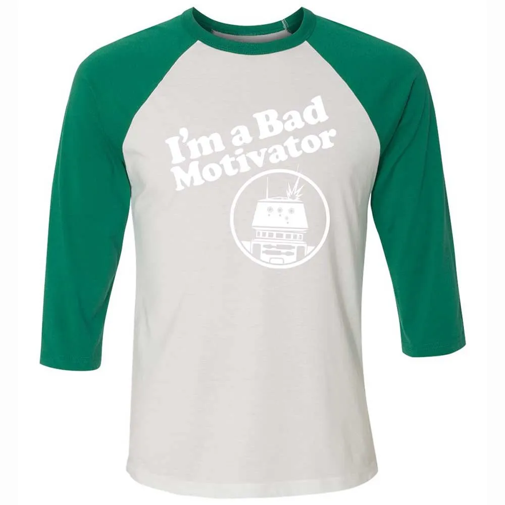 Unisex 3/4 Baseball Tee - CQR1UH5L - White/Kelly - 6