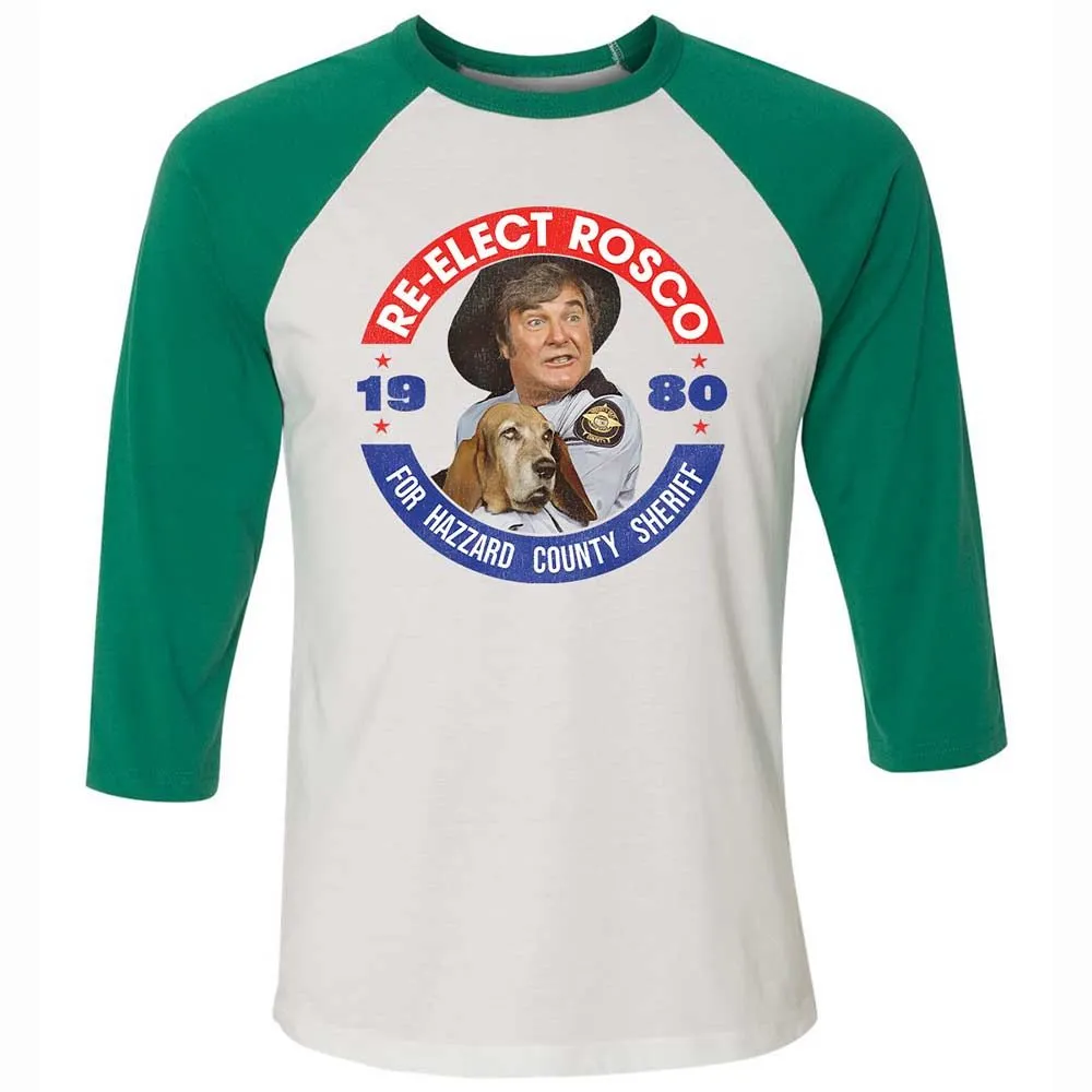 Unisex 3/4 Baseball Tee - DTZC32NF - White/Kelly - 6