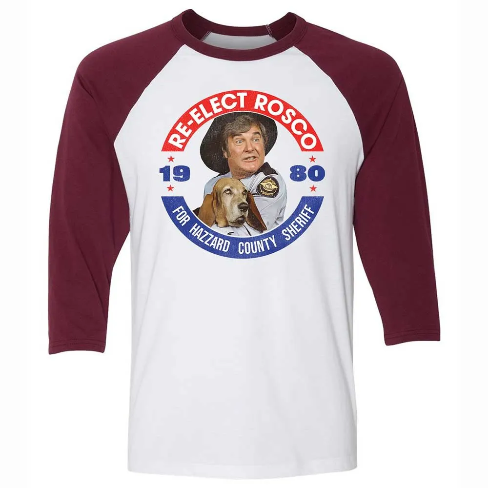 Unisex 3/4 Baseball Tee - DTZC32NF - White/Maroon - 7