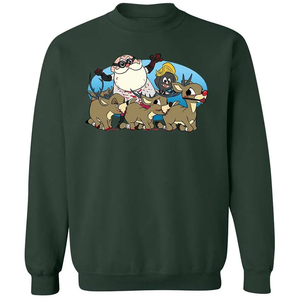 Santapede Greeting - Forest Green - 17