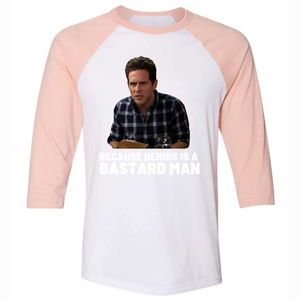 Unisex 3/4 Baseball Tee - 8Z2QSRYX - White/Heather Peach - 5