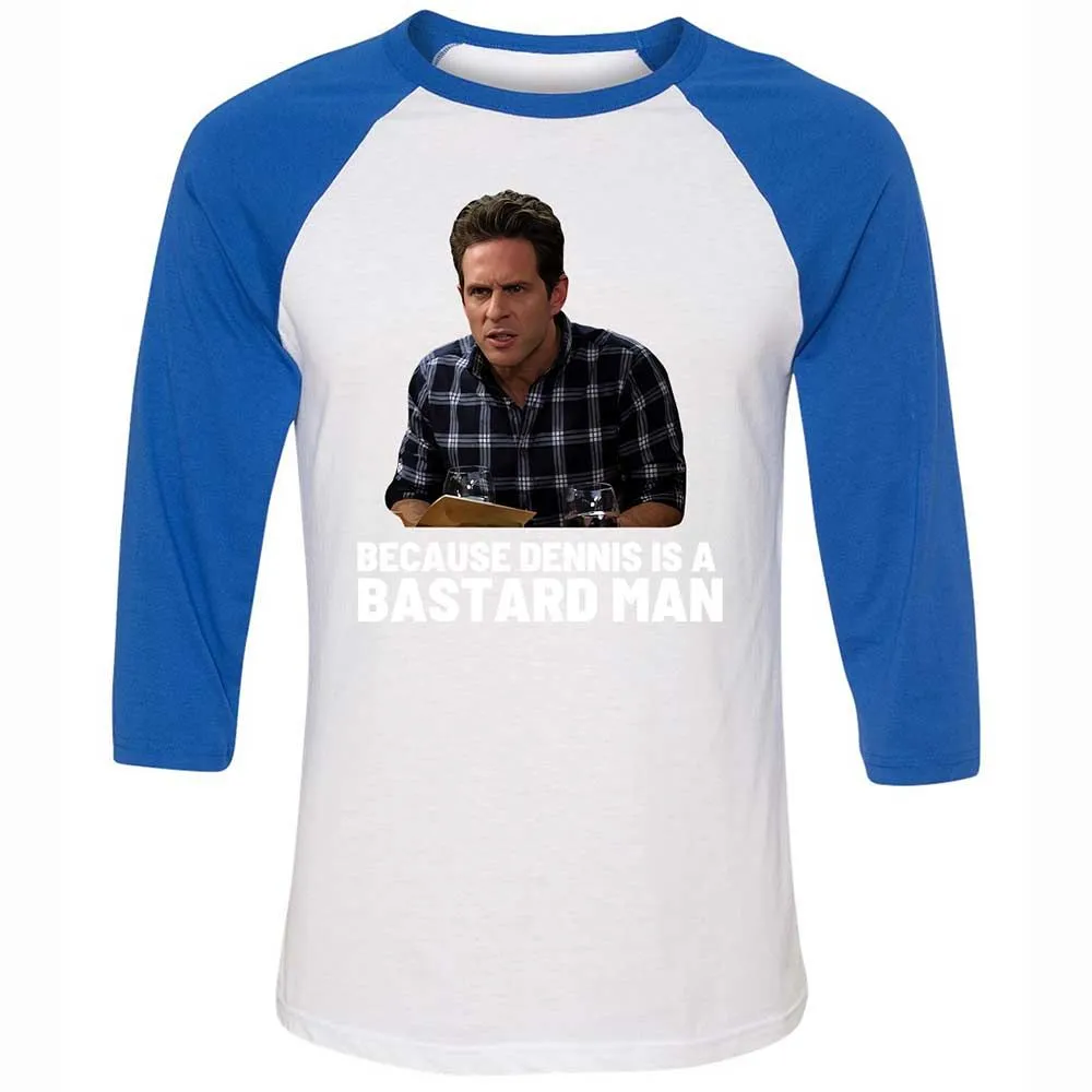 Unisex 3/4 Baseball Tee - 8Z2QSRYX - White/True Royal - 10