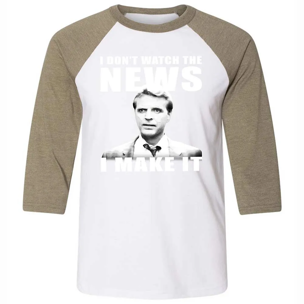 Unisex 3/4 Baseball Tee - FWZNXGWX - White/Heather Olive - 4