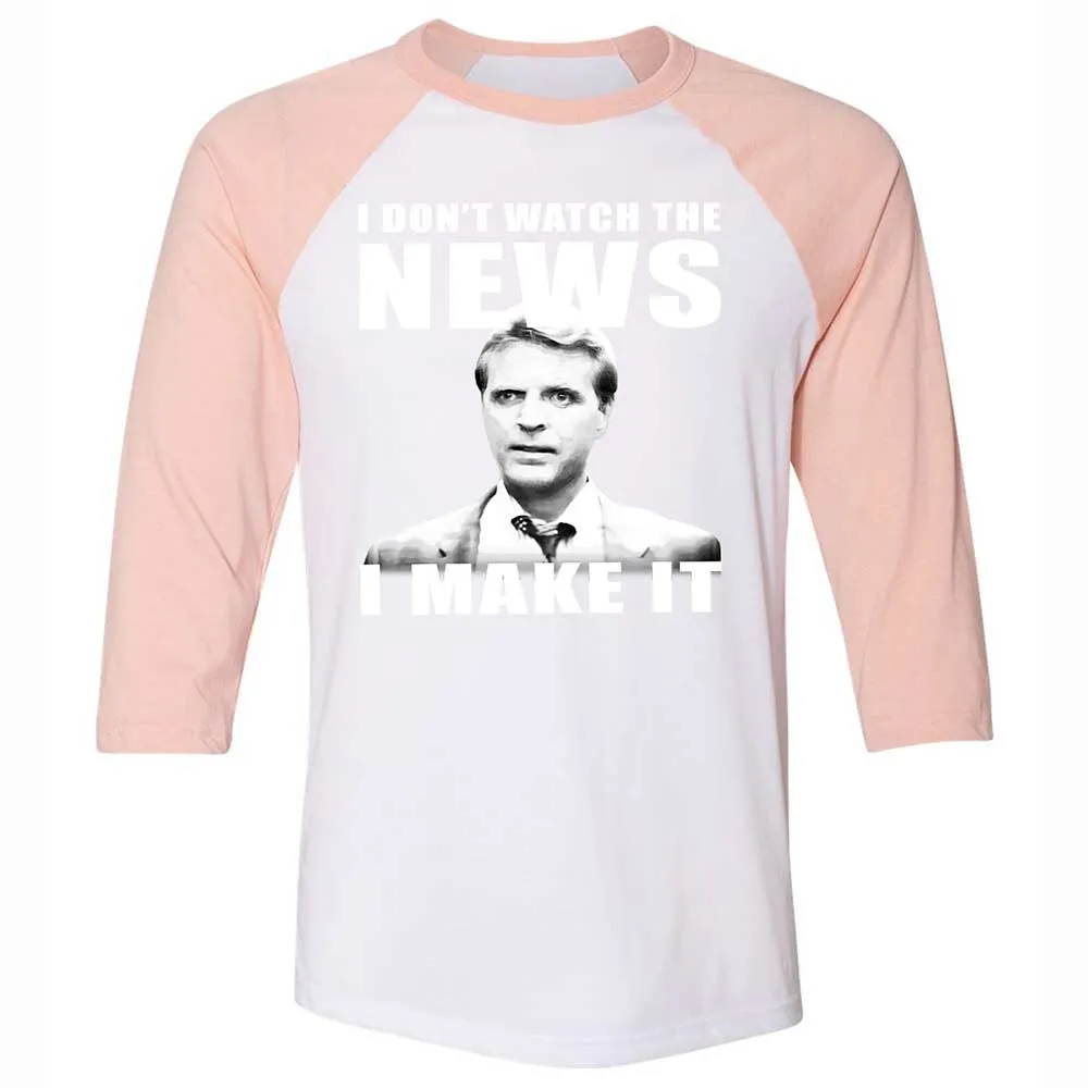 Unisex 3/4 Baseball Tee - FWZNXGWX - White/Heather Peach - 5