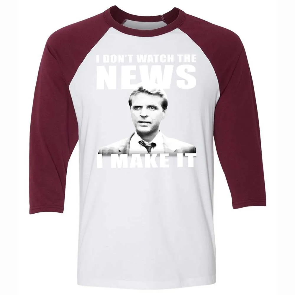 Unisex 3/4 Baseball Tee - FWZNXGWX - White/Maroon - 7