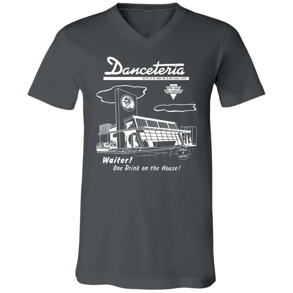 Unisex V-Neck T-Shirt - XXF9UNJQ - Asphalt - 13