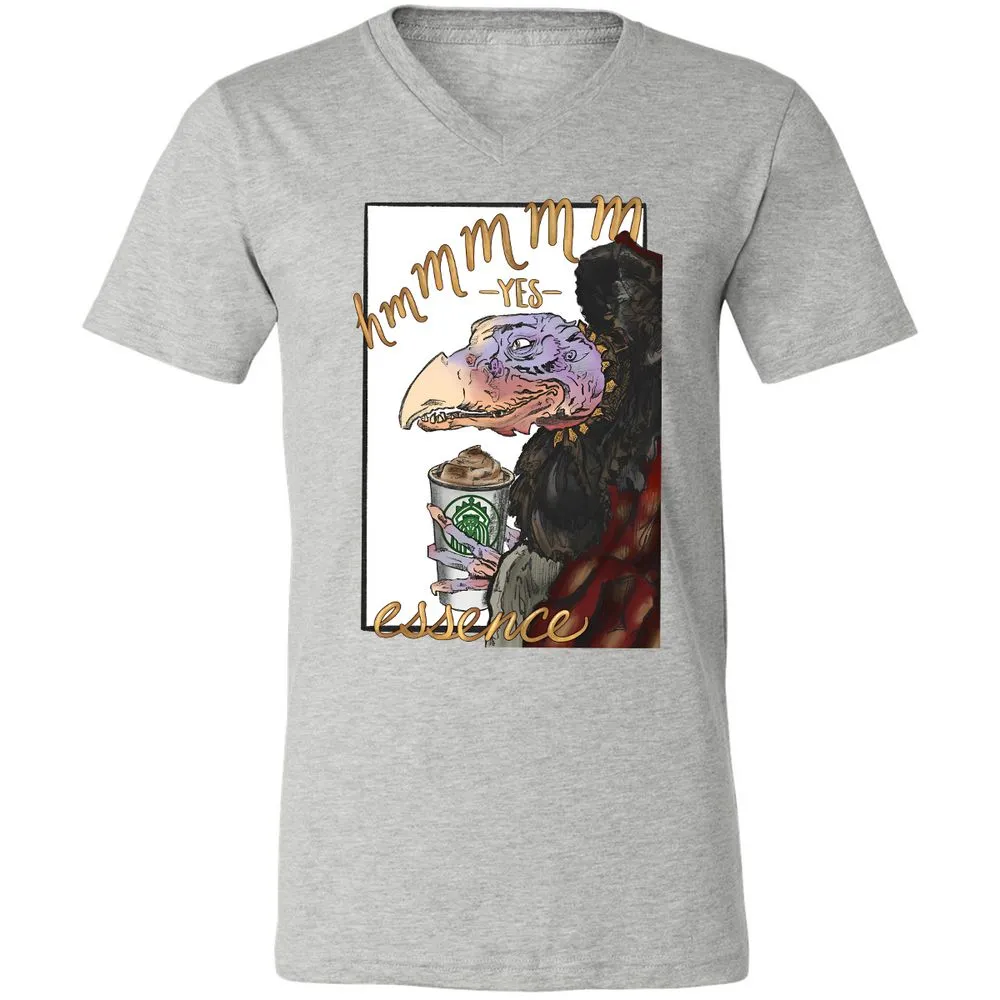 Unisex V-Neck T-Shirt - PFGXW8Z6 - Athletic Heather - 2