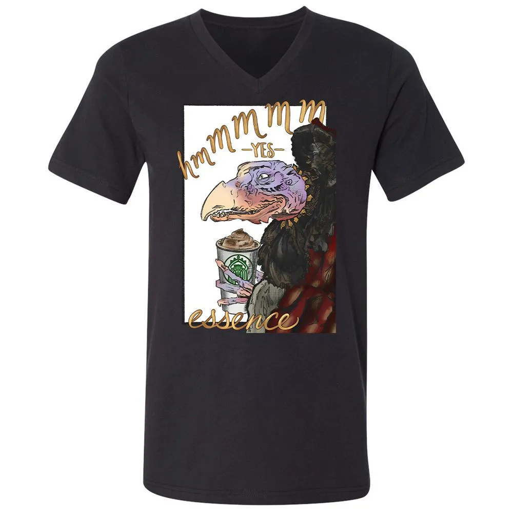 Unisex V-Neck T-Shirt - PFGXW8Z6 - Black - 11