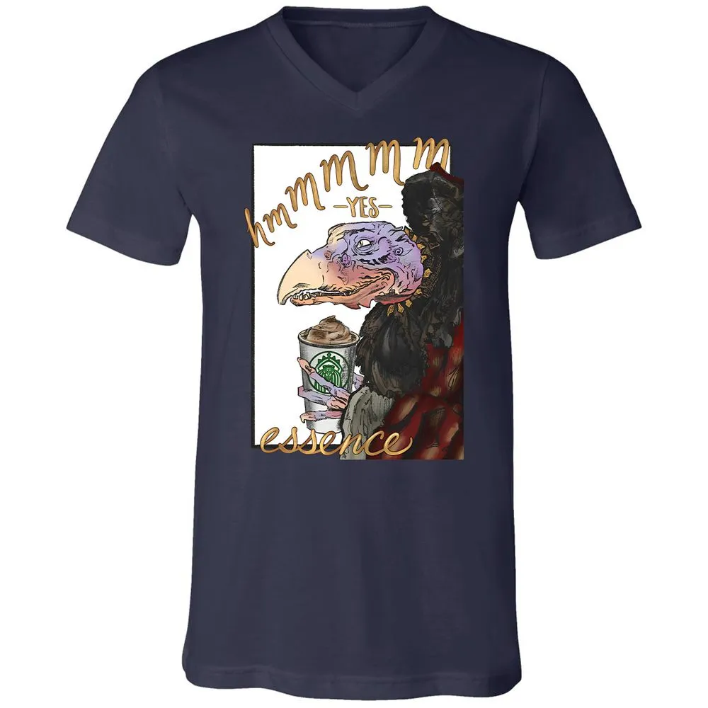 Unisex V-Neck T-Shirt - PFGXW8Z6 - Navy - 12