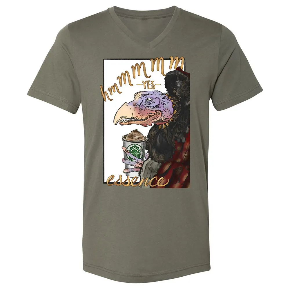 Unisex V-Neck T-Shirt - PFGXW8Z6 - Military Green - 15