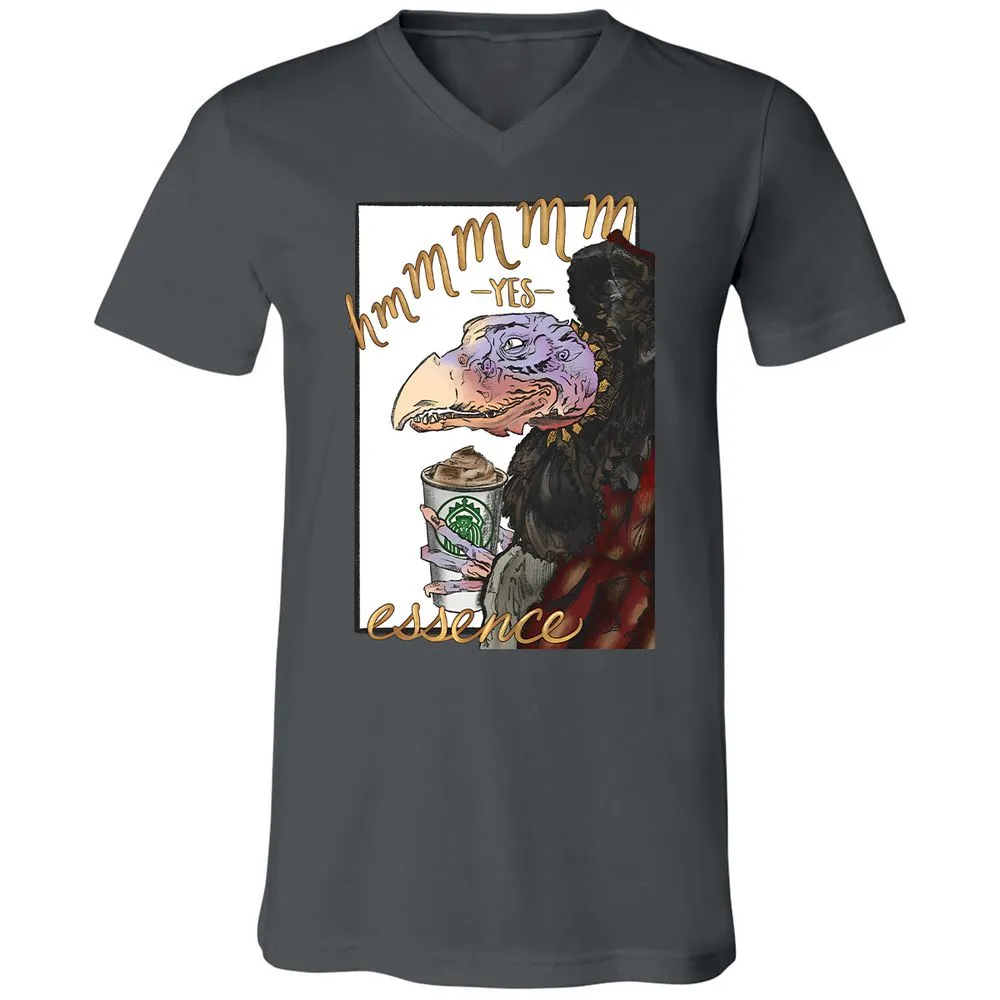 Unisex V-Neck T-Shirt - PFGXW8Z6 - Asphalt - 16