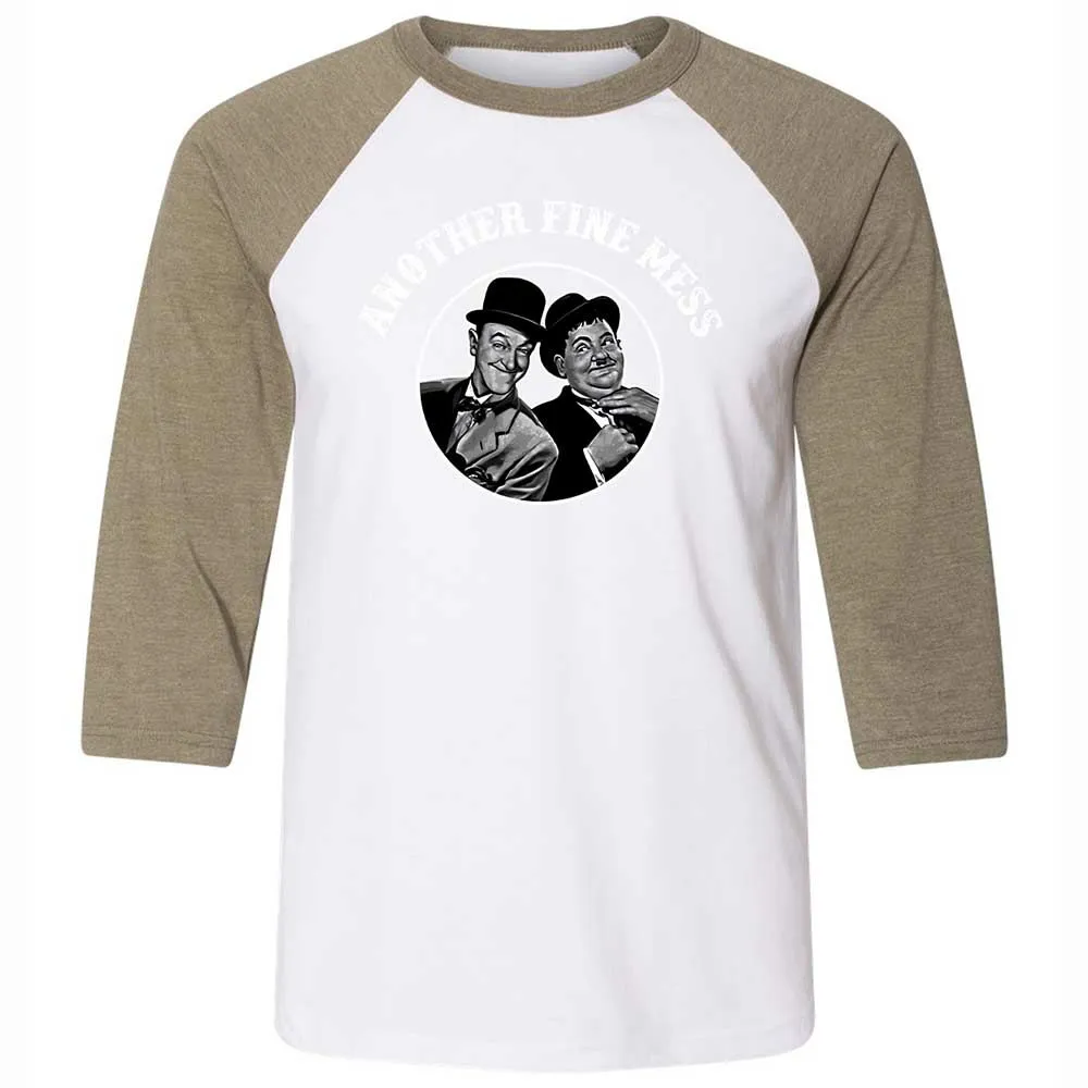 Unisex 3/4 Baseball Tee - WP5RG2AV - White/Heather Olive - 4