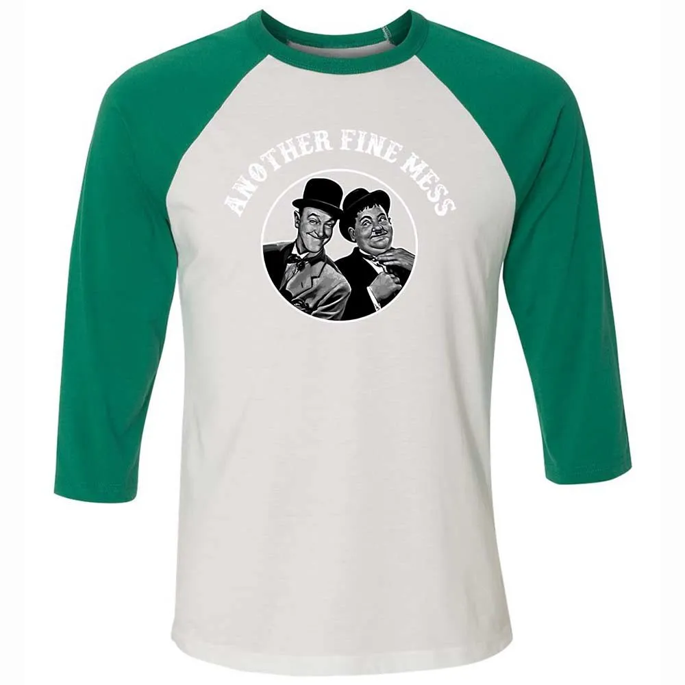 Unisex 3/4 Baseball Tee - WP5RG2AV - White/Kelly - 6