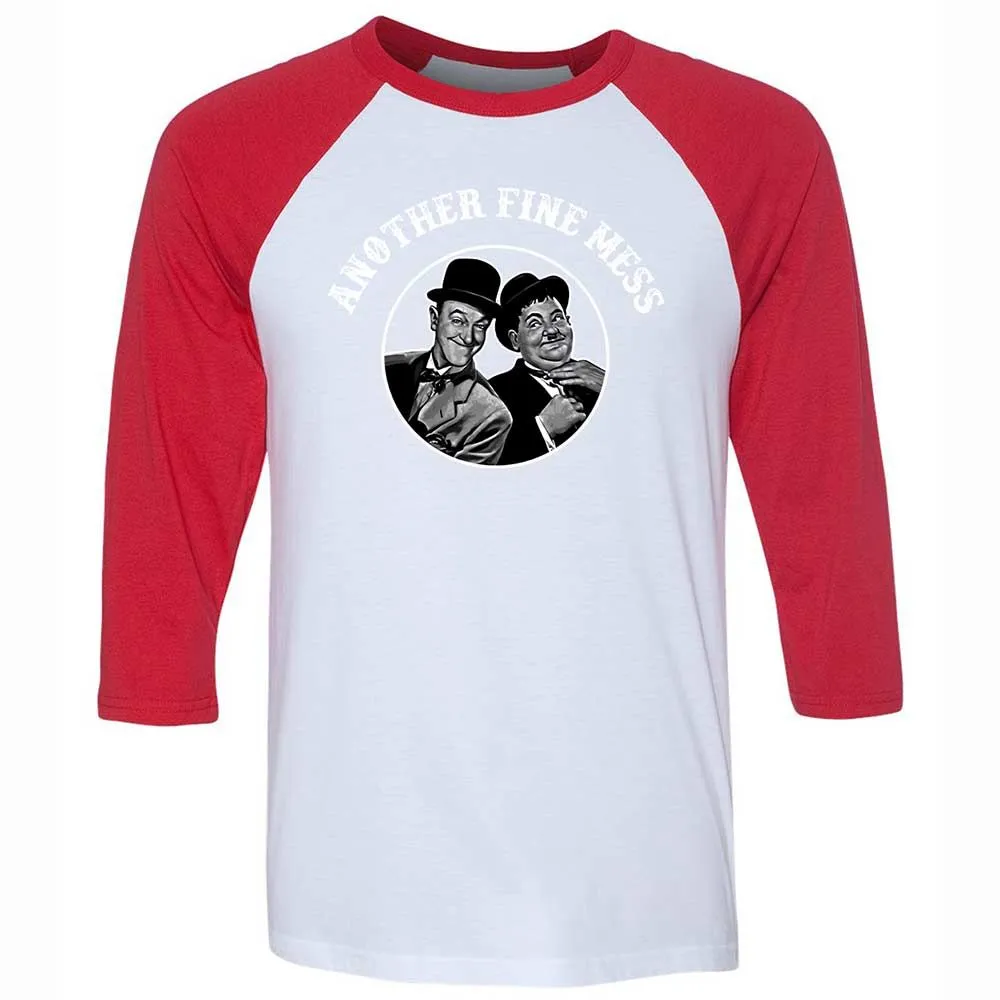 Unisex 3/4 Baseball Tee - WP5RG2AV - White/Red - 9