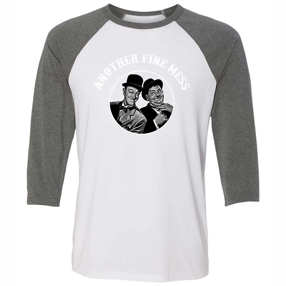 Unisex 3/4 Baseball Tee - WP5RG2AV - White/Deep Heather - 11