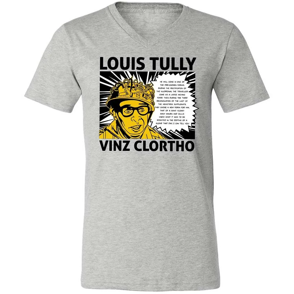 Unisex V-Neck T-Shirt - YP7BRGU8 - Athletic Heather - 2