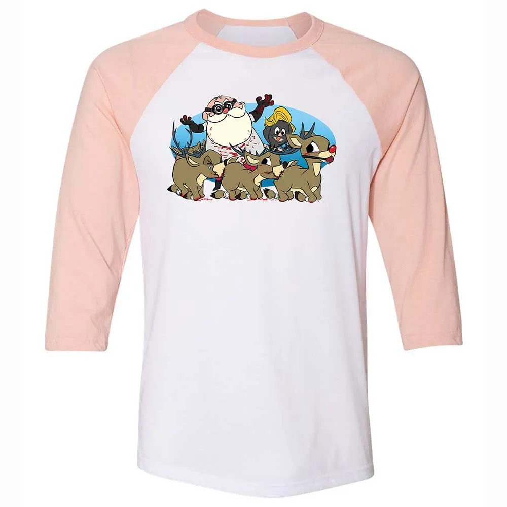 Santapede Greeting - White/Heather Peach - 5