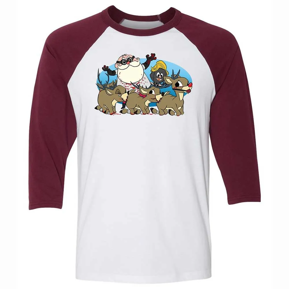 Santapede Greeting - White/Maroon - 7