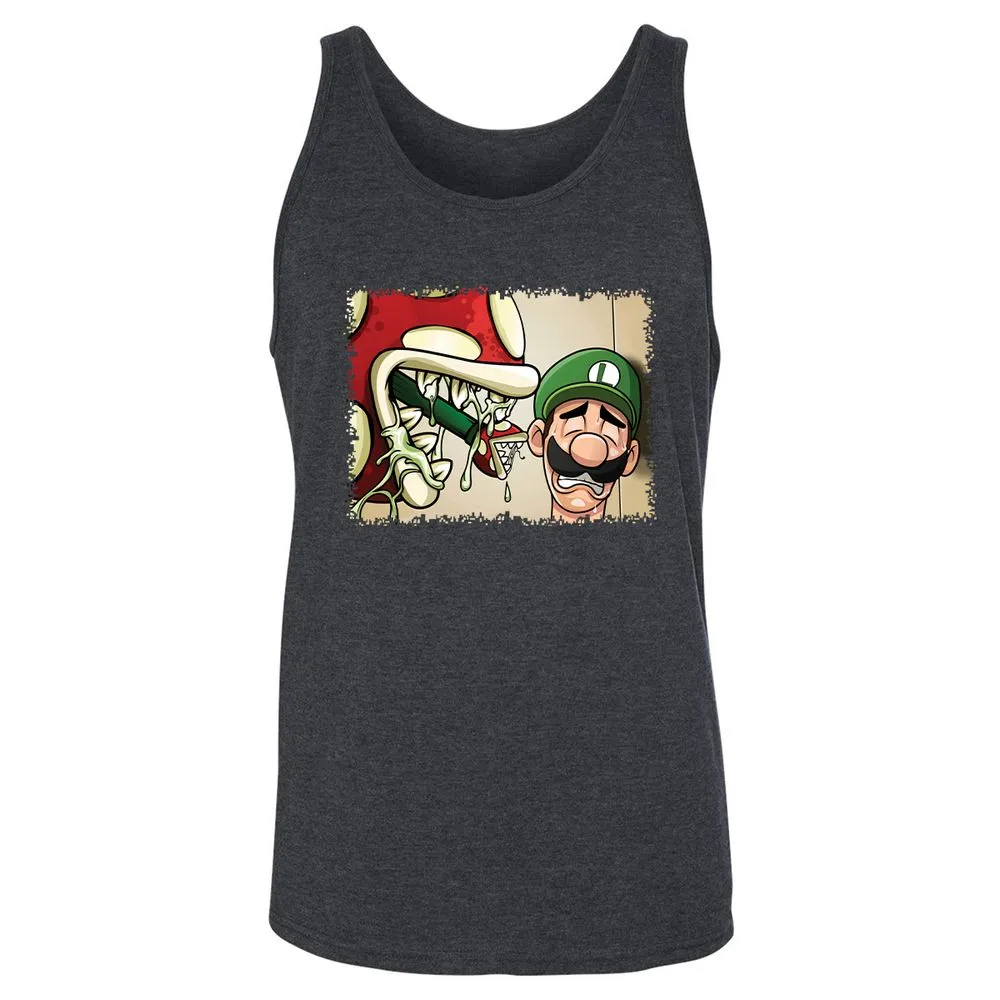 Unisex Jersey Tank - 4F9A8DKC - Dark Grey Heather - 5