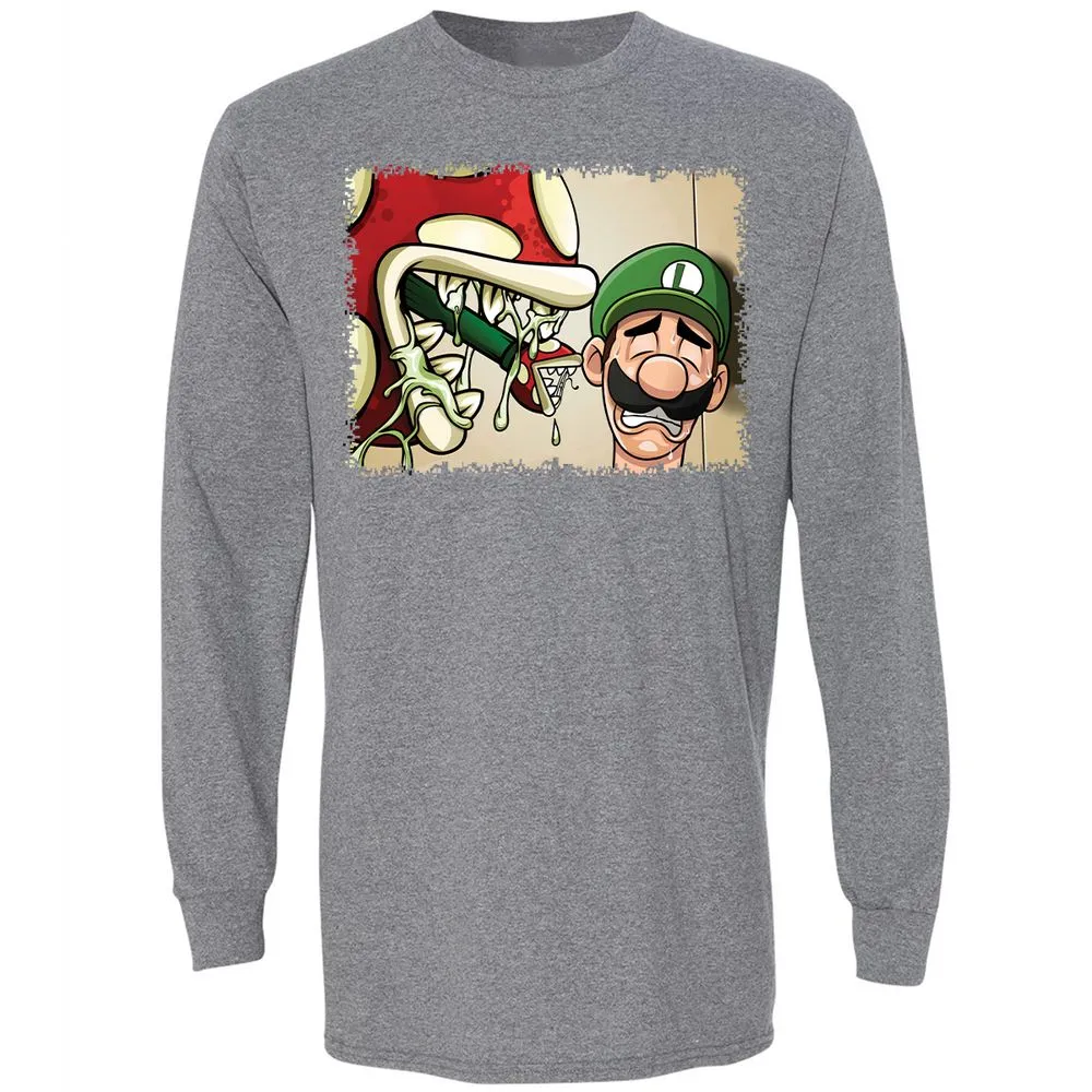 Long Sleeve T-Shirt - 9Y5NWXFU - Graphite Heather - 8