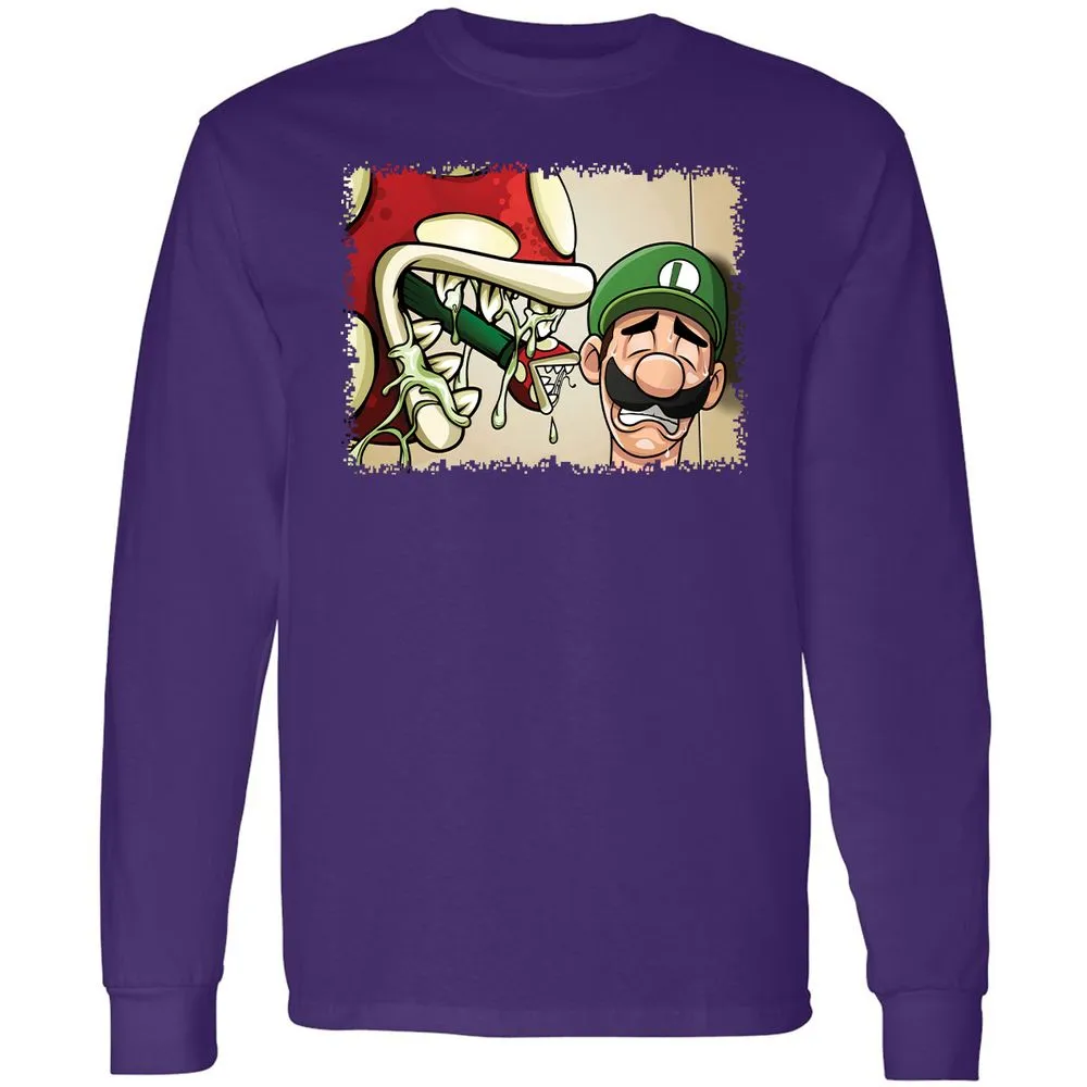 Long Sleeve T-Shirt - 9Y5NWXFU - Purple - 12
