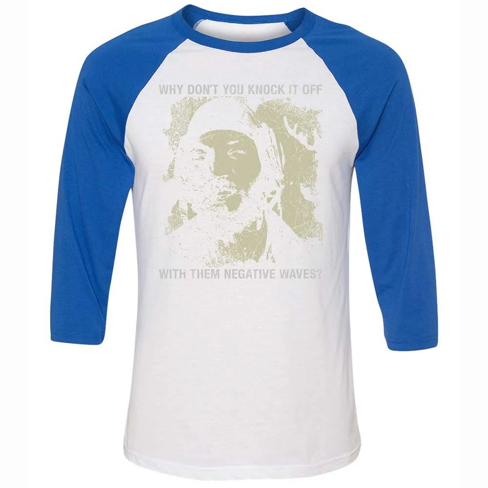 Unisex 3/4 Baseball Tee - M1WAJMDE - White/True Royal - 10