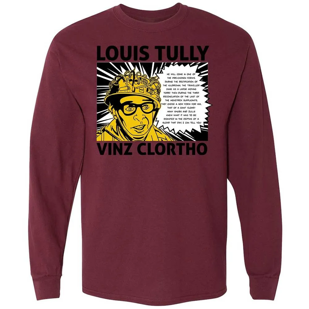 Long Sleeve T-Shirt - VQBVL2X6 - Maroon - 16