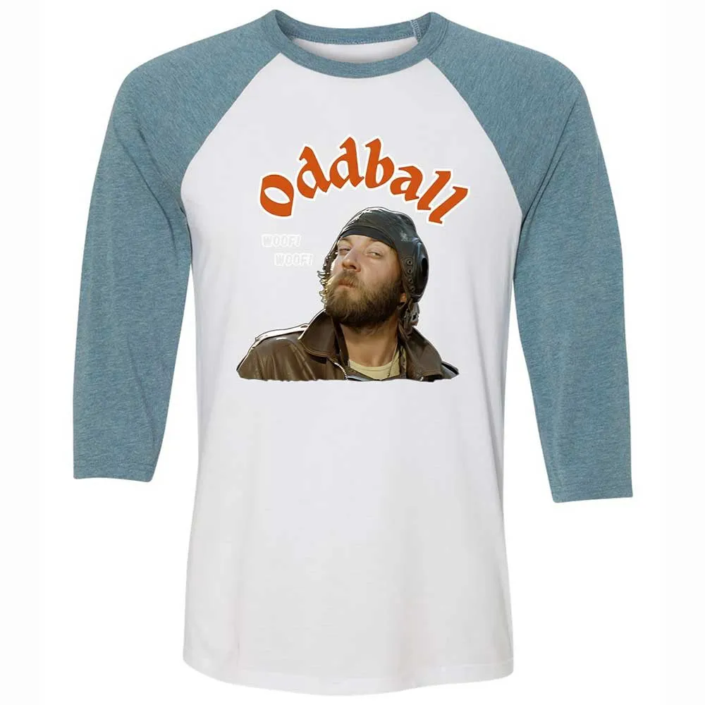 Unisex 3/4 Baseball Tee - 522YDU4W - White/Denim - 3