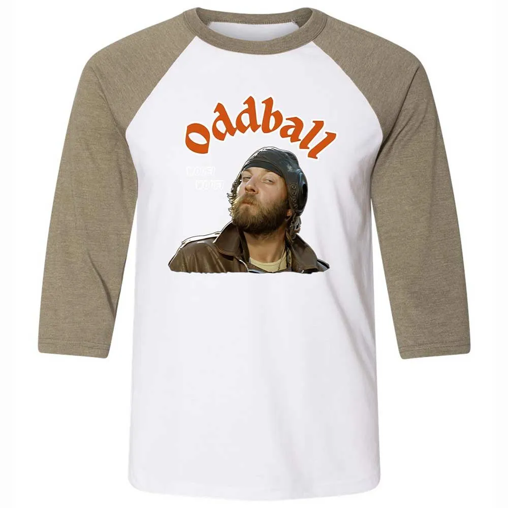 Unisex 3/4 Baseball Tee - 522YDU4W - White/Heather Olive - 4