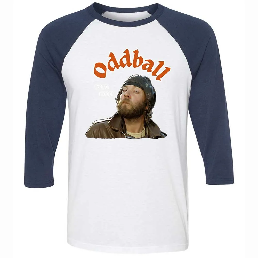 Unisex 3/4 Baseball Tee - 522YDU4W - White/Navy - 8