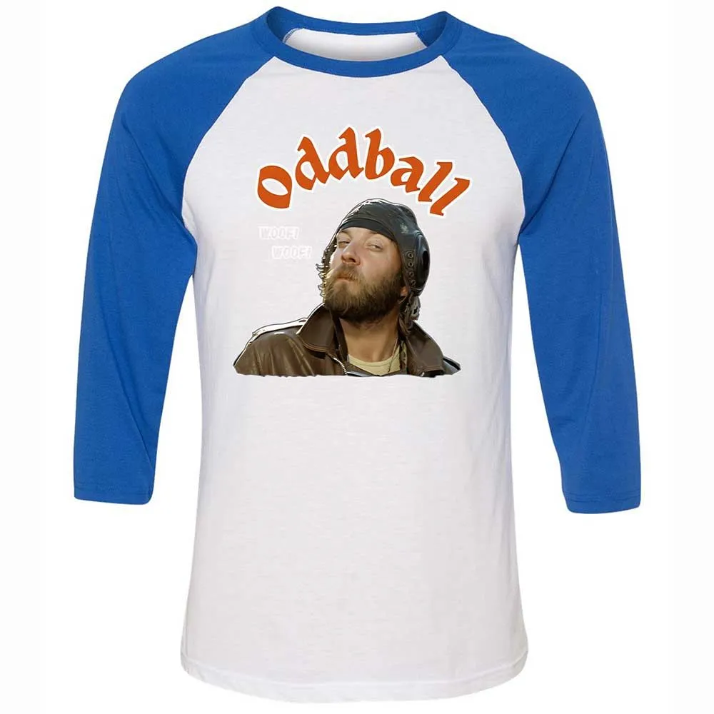 Unisex 3/4 Baseball Tee - 522YDU4W - White/True Royal - 10