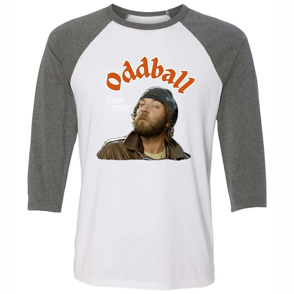 Unisex 3/4 Baseball Tee - 522YDU4W - White/Deep Heather - 11