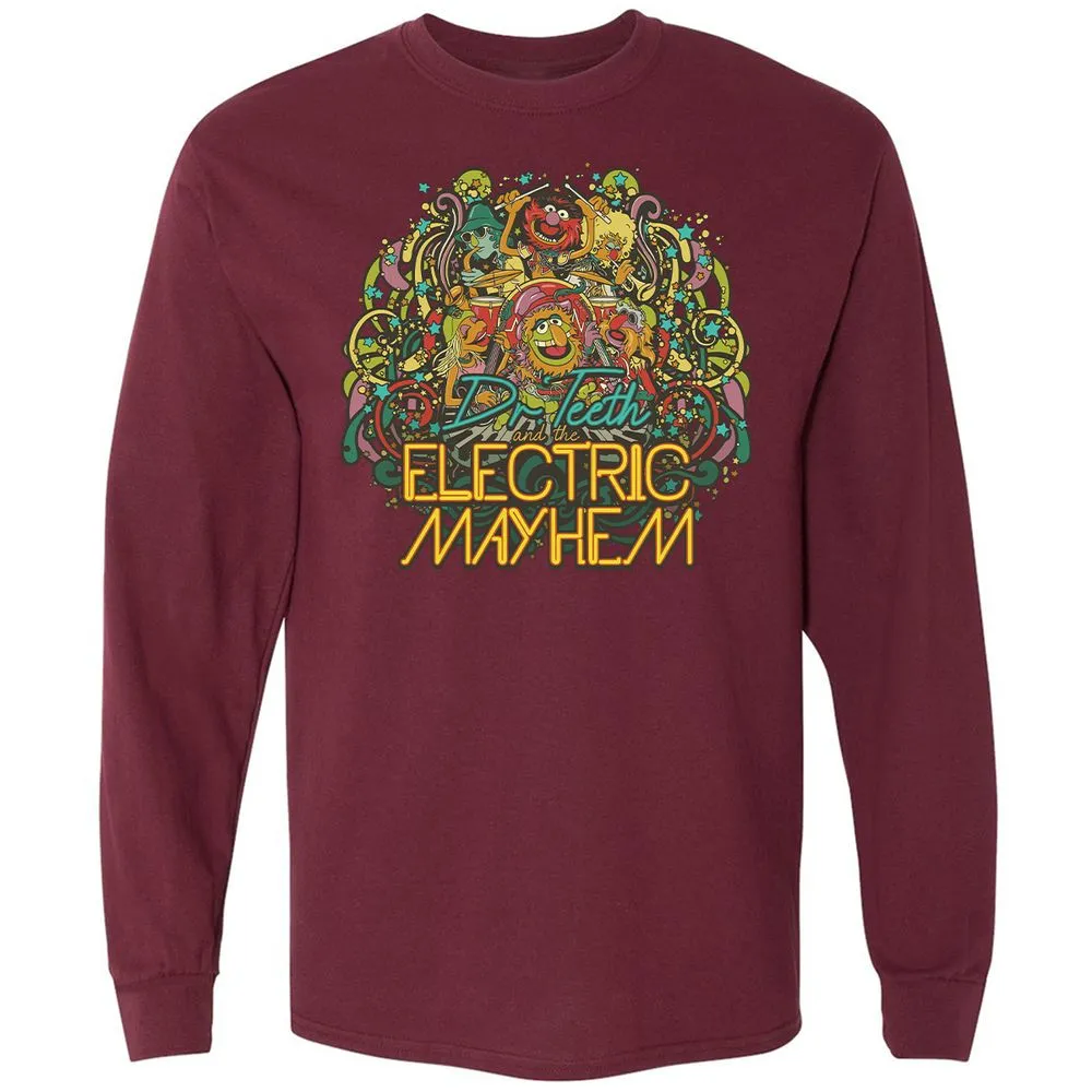 Long Sleeve T-Shirt - TXBY1LZ6 - Maroon - 6