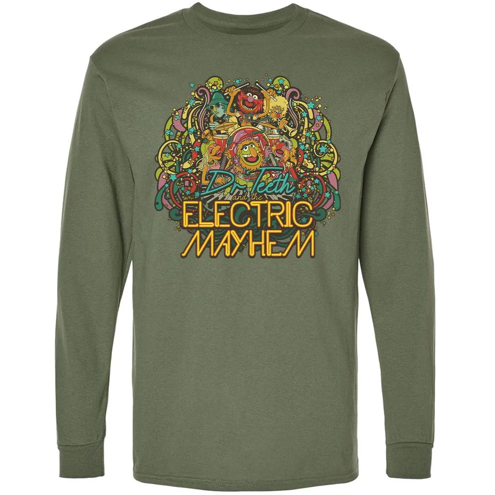 Long Sleeve T-Shirt - TXBY1LZ6 - Military Green - 9