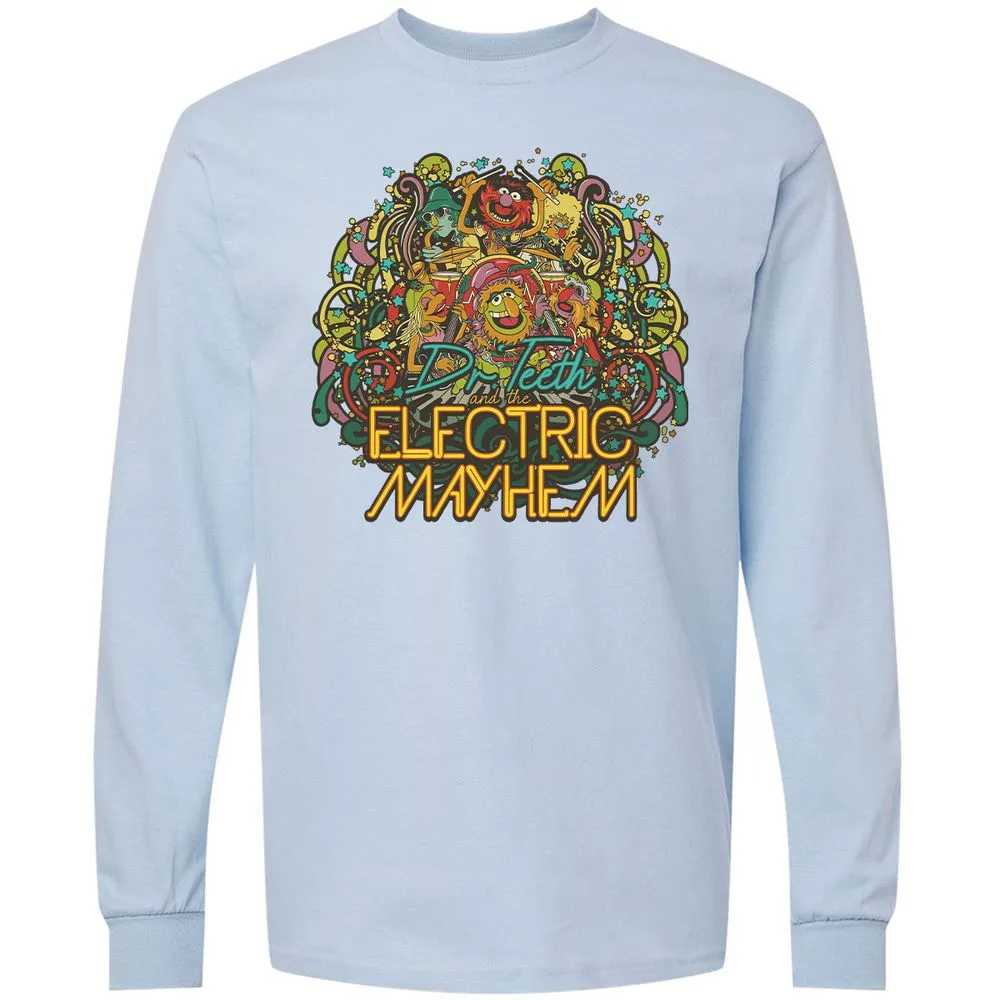 Long Sleeve T-Shirt - TXBY1LZ6 - Light Blue - 18